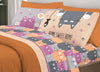 Completo letto matrimoniale puro cotone 100% Pensieri Delicati
