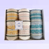 Set 3+3 asciugamani spugna Botticelli Home