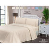 Completo letto matrimoniale in puro cotone Flou tinta unita Pierre Botticelli Home