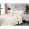 Completo letto matrimoniale in puro cotone Flou tinta unita Pierre Botticelli Home