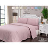 Completo letto matrimoniale in puro cotone Flou tinta unita Pierre Botticelli Home