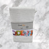 Set 1+1 spugna Baby con balza in stampa digitale Linea Oro