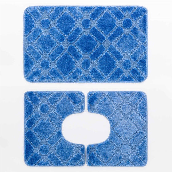 Set tappeto bagno 3 pezzi New Blast Clips LINEA ORO