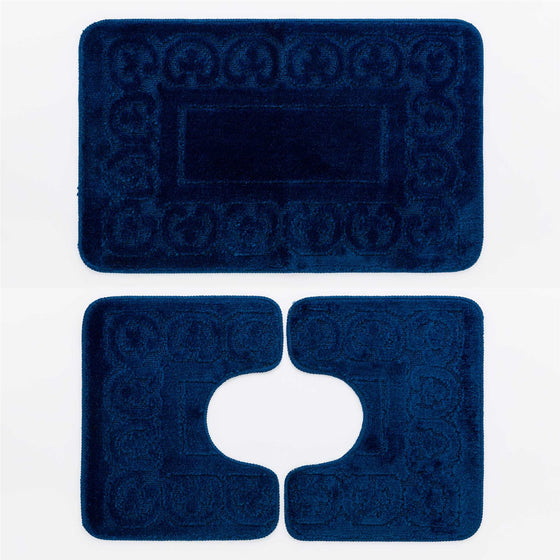 Set tappeto bagno 3 pezzi Blast Classic LINEA ORO