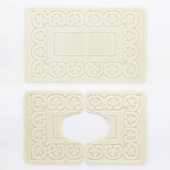 Set tappeto bagno 3 pezzi Blast Classic LINEA ORO