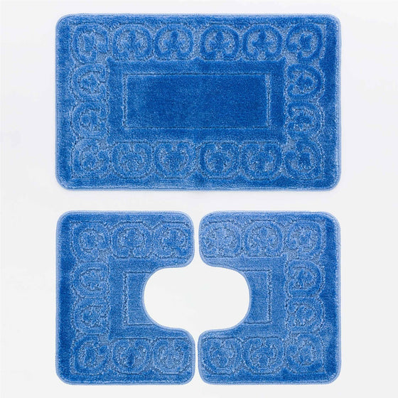 Set tappeto bagno 3 pezzi Blast Classic LINEA ORO