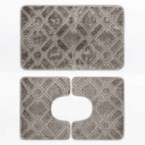 Set tappeto bagno 3 pezzi New Blast Clips LINEA ORO