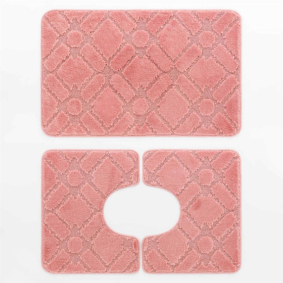 Set tappeto bagno 3 pezzi New Blast Clips LINEA ORO