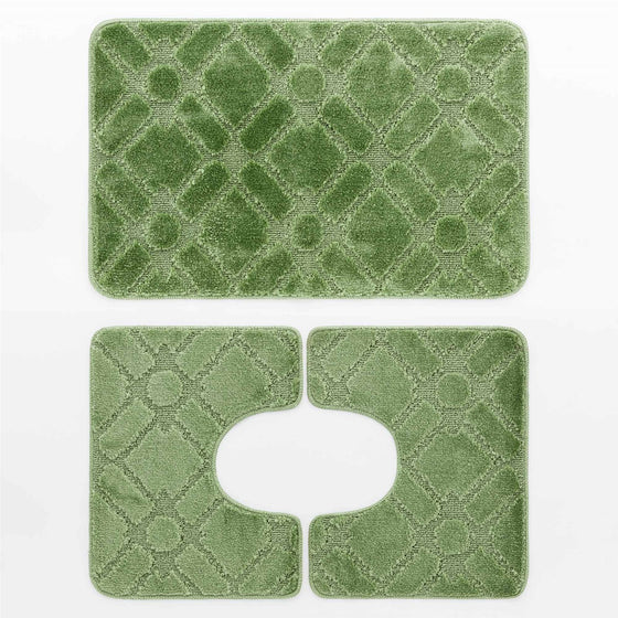 Set tappeto bagno 3 pezzi New Blast Clips LINEA ORO