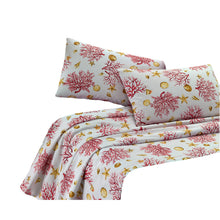  Completo letto matrimoniale puro cotone Corallo ANGEL'S