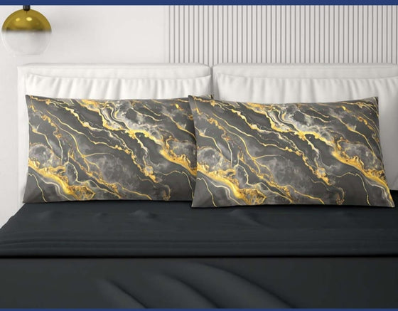Completo letto matrimoniale 4 federe Marble IRGE