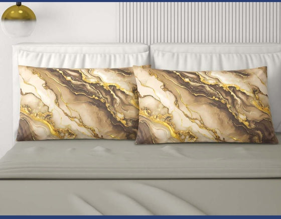 Completo letto matrimoniale 4 federe Marble IRGE