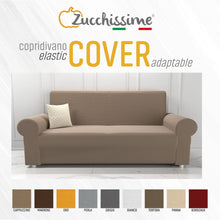  Copridivano elasticizzato tessuto tecnico in tinta unita COVER ZUCCHISSIME