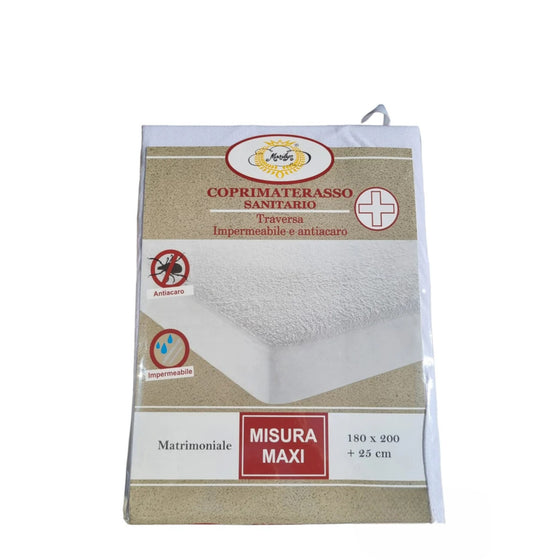 Coprimaterasso misura maxi impermeabile sanitario antiacaro Marilyn