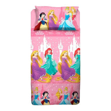  Completo letto in cotone singolo Principesse DISNEY
