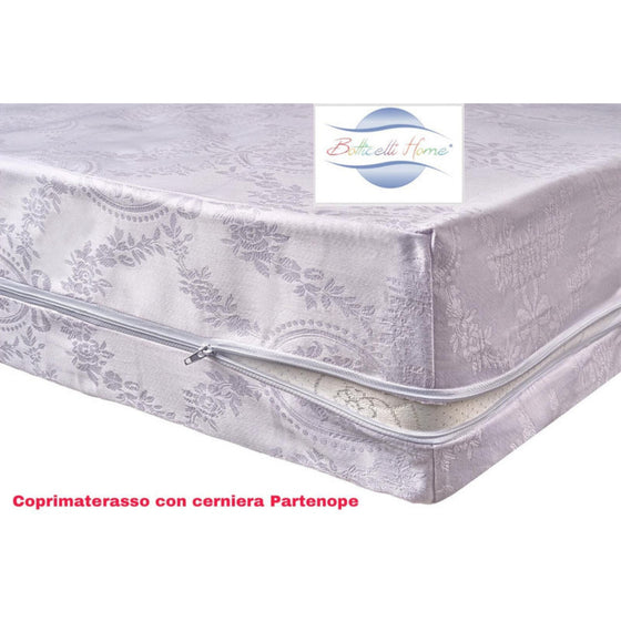 Coprimaterasso Partenope in puro cotone mercerizzato con zip BOTTICELLI HOME