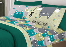  Completo letto matrimoniale puro cotone 100% Pensieri Delicati