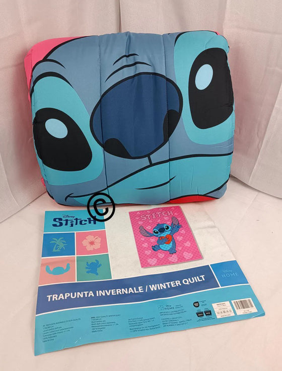 Trapunta singola Disney disegno piazzato Stitch
