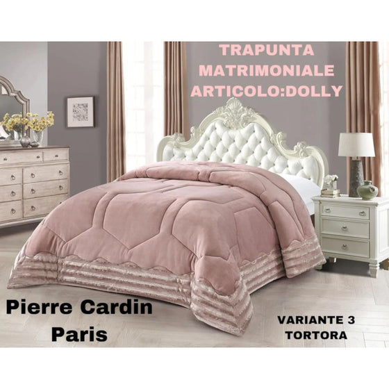 Trapunta matrimoniale Dolly in velluto Botticelli Home
