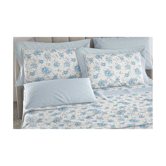 Completo letto cotone IRGE Letizia 4 federe