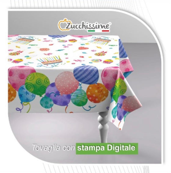 Tovaglia da tavola digitale "Palloncini" Zucchissime